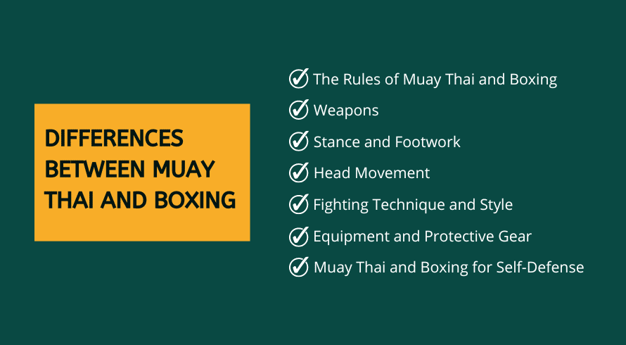 How Do Muay Thai and Boxing Diffet- Differences Between Muay Thai and Boxing | Ushup