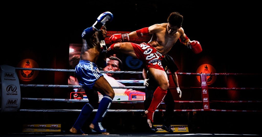 A Muay Thai fight